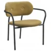 Fotel Coco Lounge Velvet Grey Green Gubi