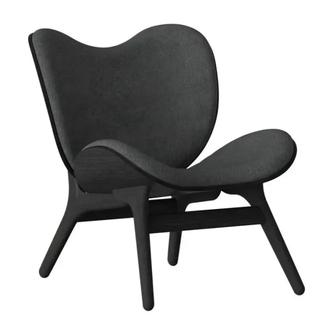 Fotel Conversation Piece Czarny Dąb Shadow Umage