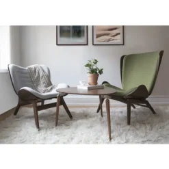Fotel Conversation Piece Czarny Dąb Sugar Brown Umage