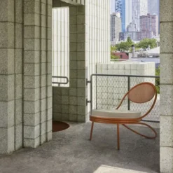 Fotel Copacabana Leslie Stripe Limonta 040 Gubi