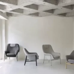 Fotel Drape Wysoki Szary Normann Copenhagen