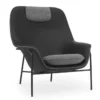 Fotel Drape Wysoki Ultra Leather-Hallingdal Normann Copenhagen