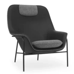Fotel Drape Wysoki Ultra Leather-Hallingdal Normann Copenhagen