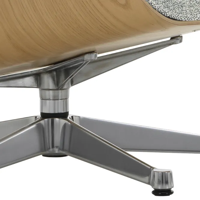 Fotel Eames Lounge Chair Nubia Cream Sierra-Grey Vitra
