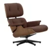 Fotel Eames Lounge Chair Skórzany Marron Vitra