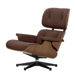 Fotel Eames Lounge Chair Skórzany Marron Vitra