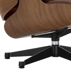 Fotel Eames Lounge Chair Skórzany Marron Vitra
