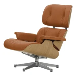Fotel Eames Lounge Chair Skórzany Cognac Vitra