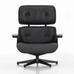 Fotel Eames Lounge Chair Skórzany Nero Vitra
