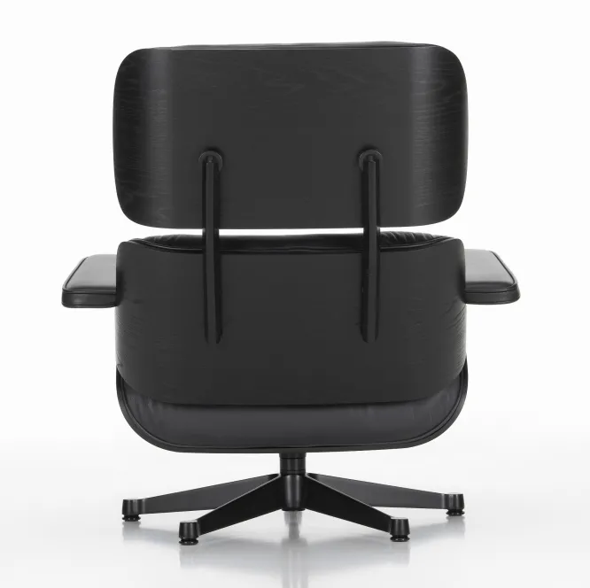 Fotel Eames Lounge Chair Skórzany Nero Vitra