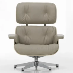 Fotel Eames Lounge Chair Skórzany Dark Sand Vitra