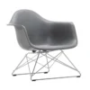 Fotel Eames Plastic Armchair Lar Szary - Chromowana Podstawa Vitra