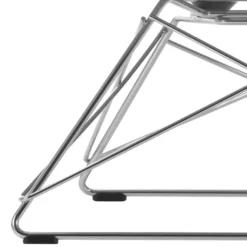 Fotel Eames Plastic Armchair Lar Szary - Chromowana Podstawa Vitra