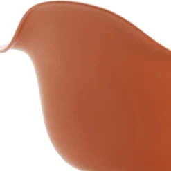 Fotel Eames Plastic Armchair Lar Pomarańczowy - Czarna Podstawa Vitra