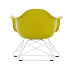 Fotel Eames Plastic Armchair Lar Żółty - Biała Podstawa Vitra