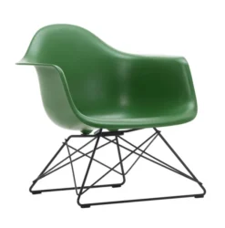 Fotel Eames Plastic Armchair Lar Zielony - Czarna Podstawa Vitra