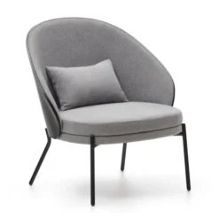Fotel Eamy Jasnoszary Kave Home