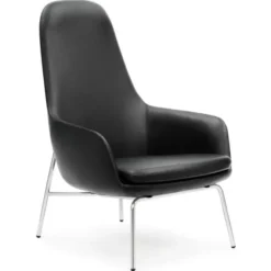 Fotel Era Wysoki Chromowana Podstawa Normann Copenhagen