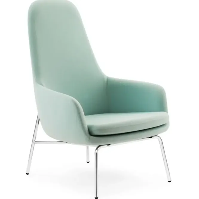 Fotel Era Wysoki Chromowana Podstawa Normann Copenhagen