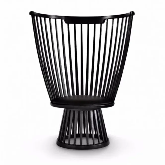 Fotel Fan Czarny Tom Dixon