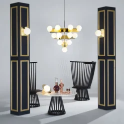 Fotel Fan Czarny Tom Dixon