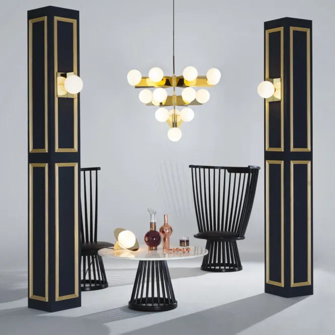 Fotel Fan Czarny Tom Dixon