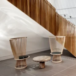 Fotel Fan Naturalny Tom Dixon