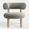 Fotel Fat Natural Wood - Clay Boucle Tom Dixon