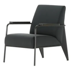 Fotel Fauteuil De Salon Twill Dark Grey Vitra