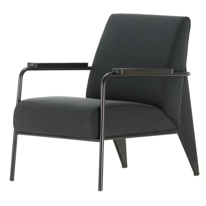 Fotel Fauteuil De Salon Twill Dark Grey Vitra