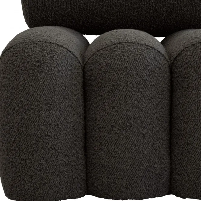 Fotel Foku Boucle Ciemnoszary 101 Copenhagen