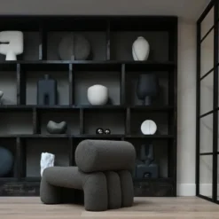 Fotel Foku Boucle Ciemnoszary 101 Copenhagen