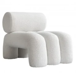 Fotel Foku Boucle Złamana Biel 101 Copenhagen