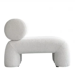 Fotel Foku Boucle Złamana Biel 101 Copenhagen
