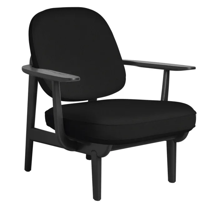 Fotel Fred Christianshavn 1175 - Czarny Jesion Fritz Hansen