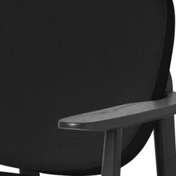 Fotel Fred Christianshavn 1175 - Czarny Jesion Fritz Hansen