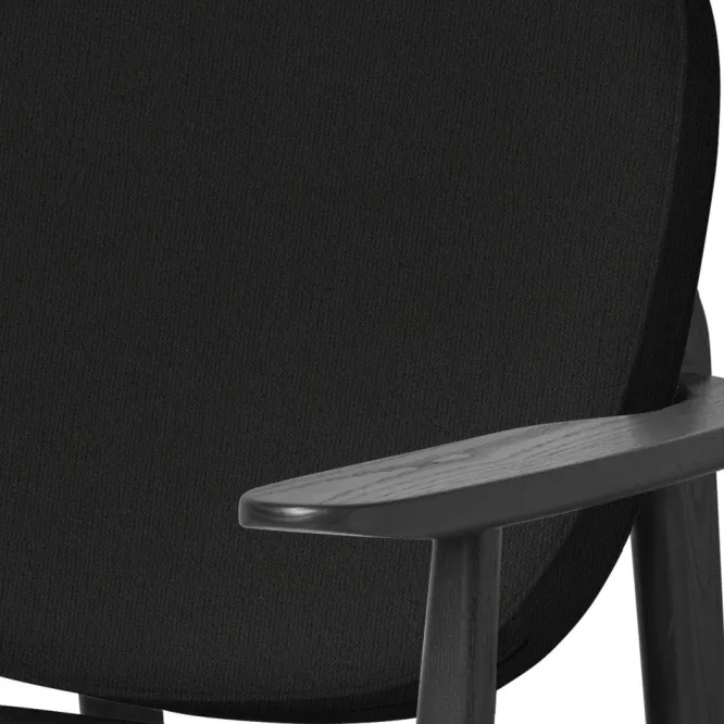 Fotel Fred Christianshavn 1175 - Czarny Jesion Fritz Hansen