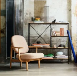 Fotel Fred Christianshavn 1110 - Czarny Jesion Fritz Hansen