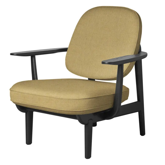 Fotel Fred Christianshavn 1110 - Czarny Jesion Fritz Hansen
