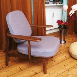 Fotel Fred Christianshavn 1150 - Orzech Fritz Hansen