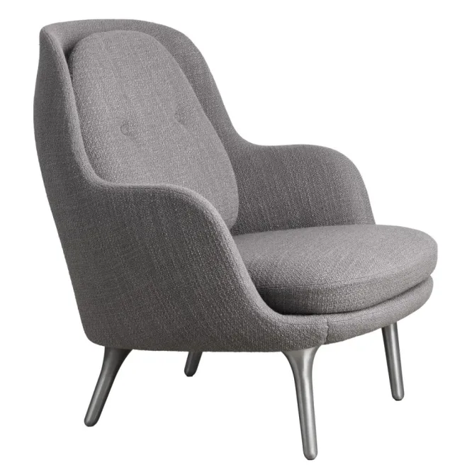 Fotel Fri Jh4 Loop Gris Fritz Hansen