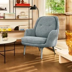 Fotel Fri Jh4 Safire Light Blue Fritz Hansen