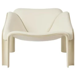 Fotel F300 Smooth Leather Cream Gubi