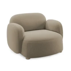 Fotel Gem Z Podłokietnikiem Brusvik Light Brown Northern