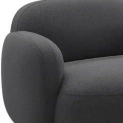 Fotel Gem Z Podłokietnikiem Brusvik Dark Grey Northern