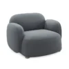 Fotel Gem Z Podłokietnikiem Brusvik Grey Blue Northern