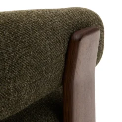 Fotel Granite Zielony - Orzech Jesionowy Kave Home