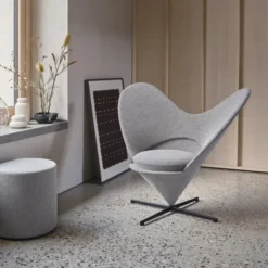 Fotel Heart Cone Chair Cento Salt And Pepper Vitra