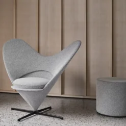 Fotel Heart Cone Chair Cento Salt And Pepper Vitra