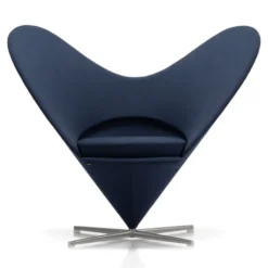 Fotel Heart Cone Chair Volo Night Blue Vitra